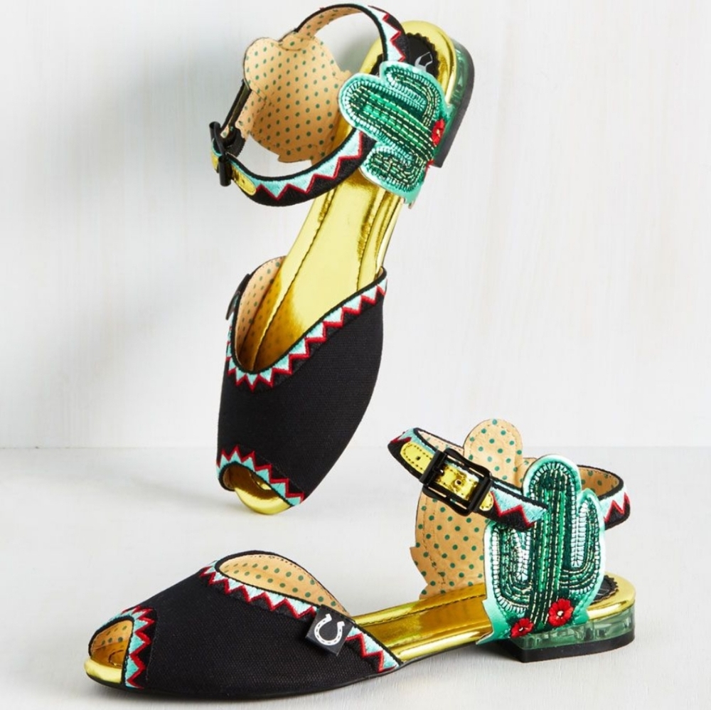 miss L fire cactus sandal